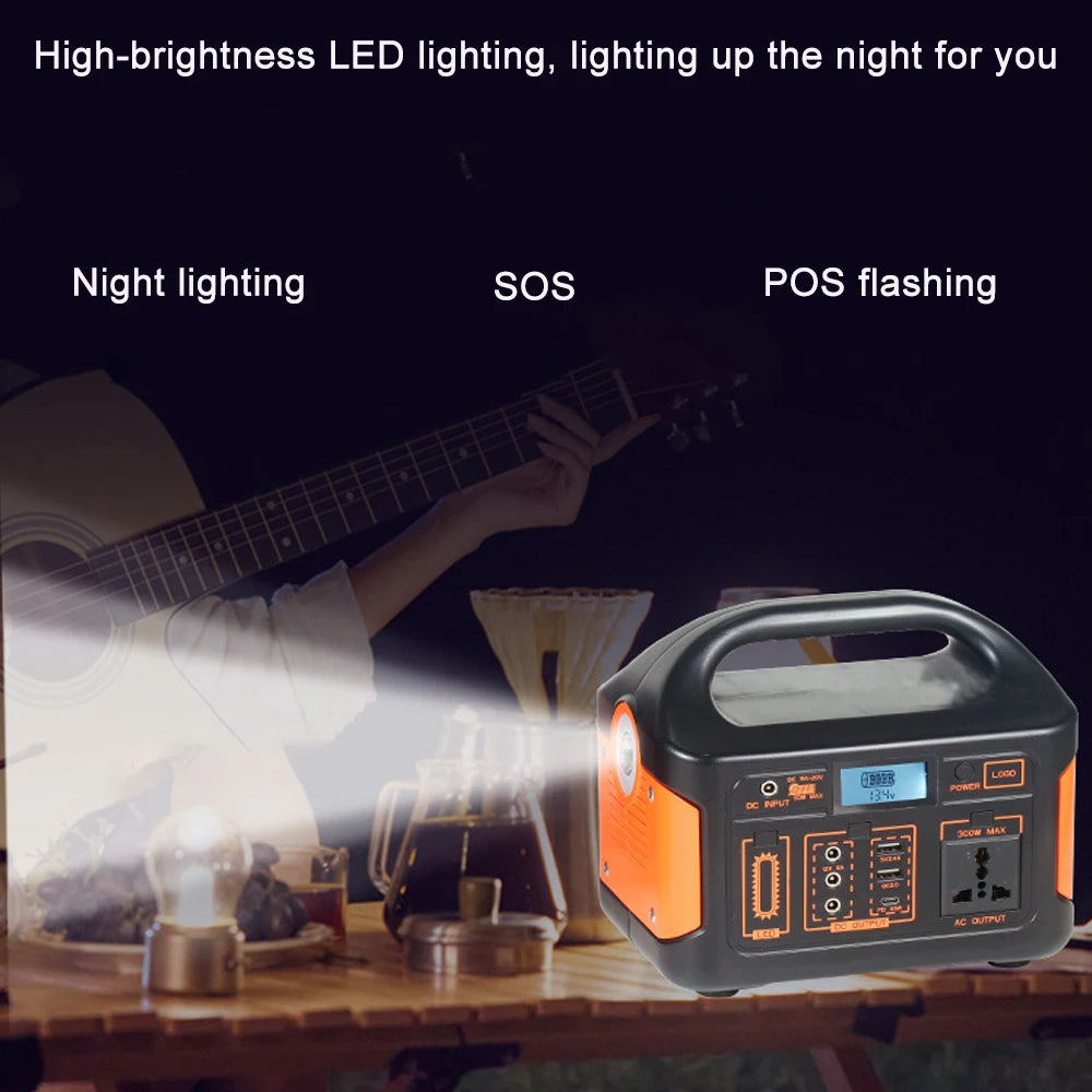 300W/500W Portable Solar Power Station – 460Wh