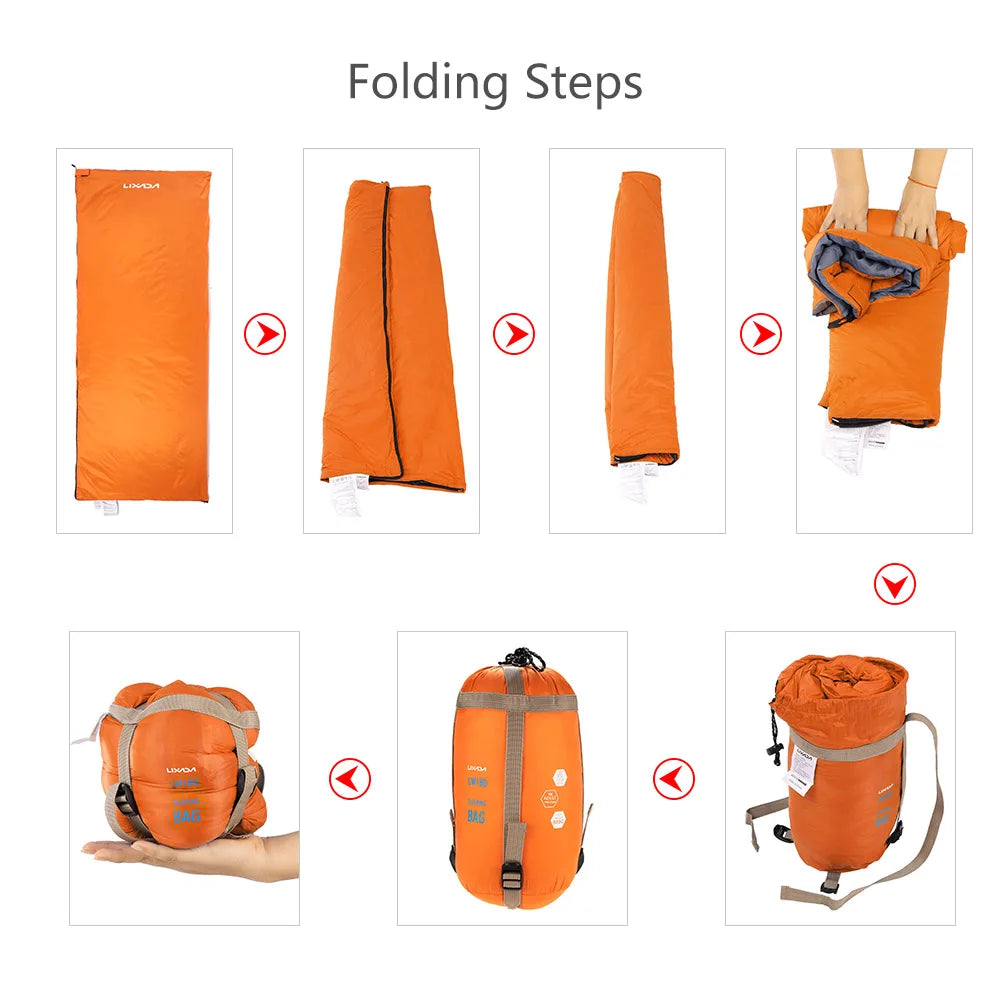 LIXADA Ultralight Envelope Sleeping Bag – 190×75cm