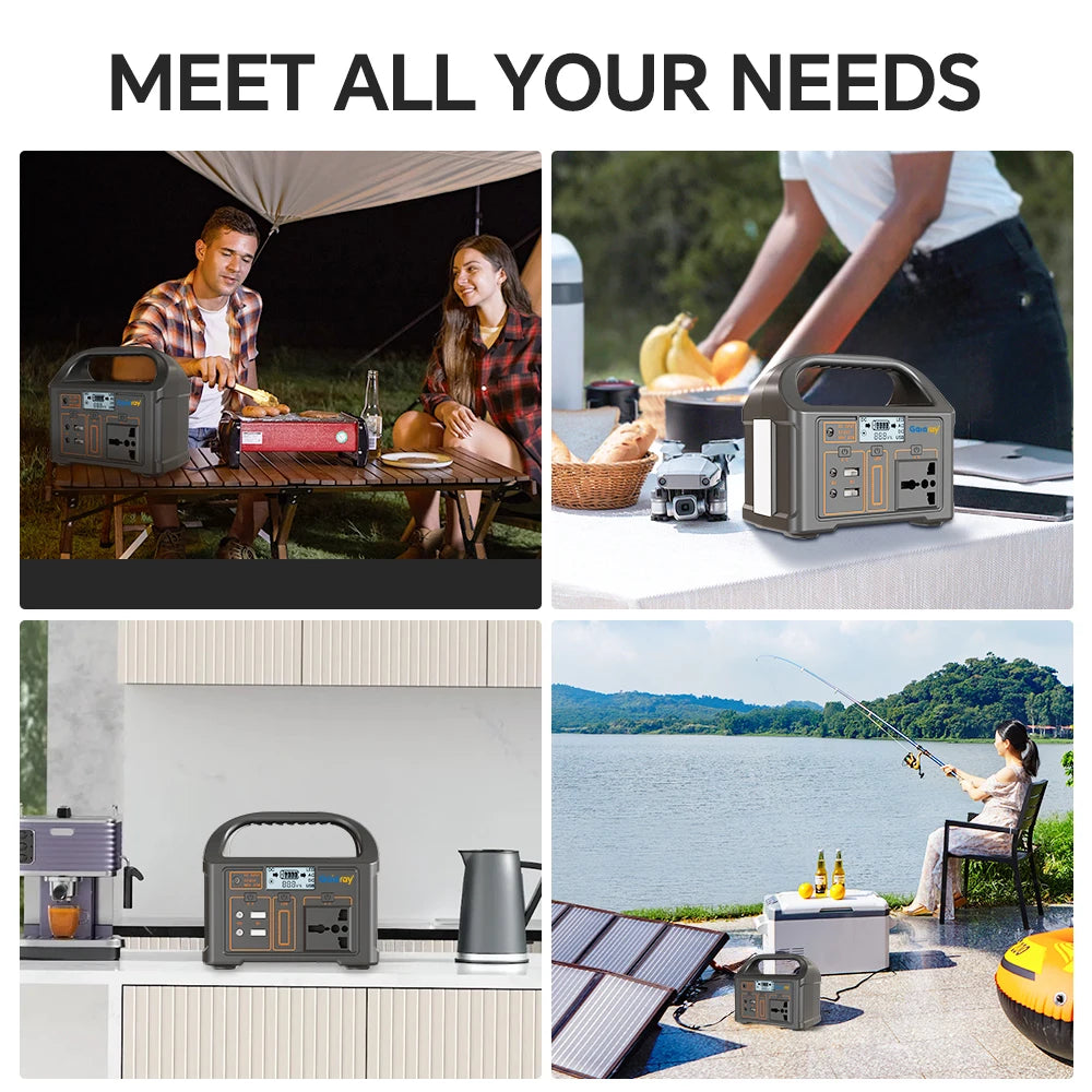 100W Portable Solar Power Station – 24,000mAh