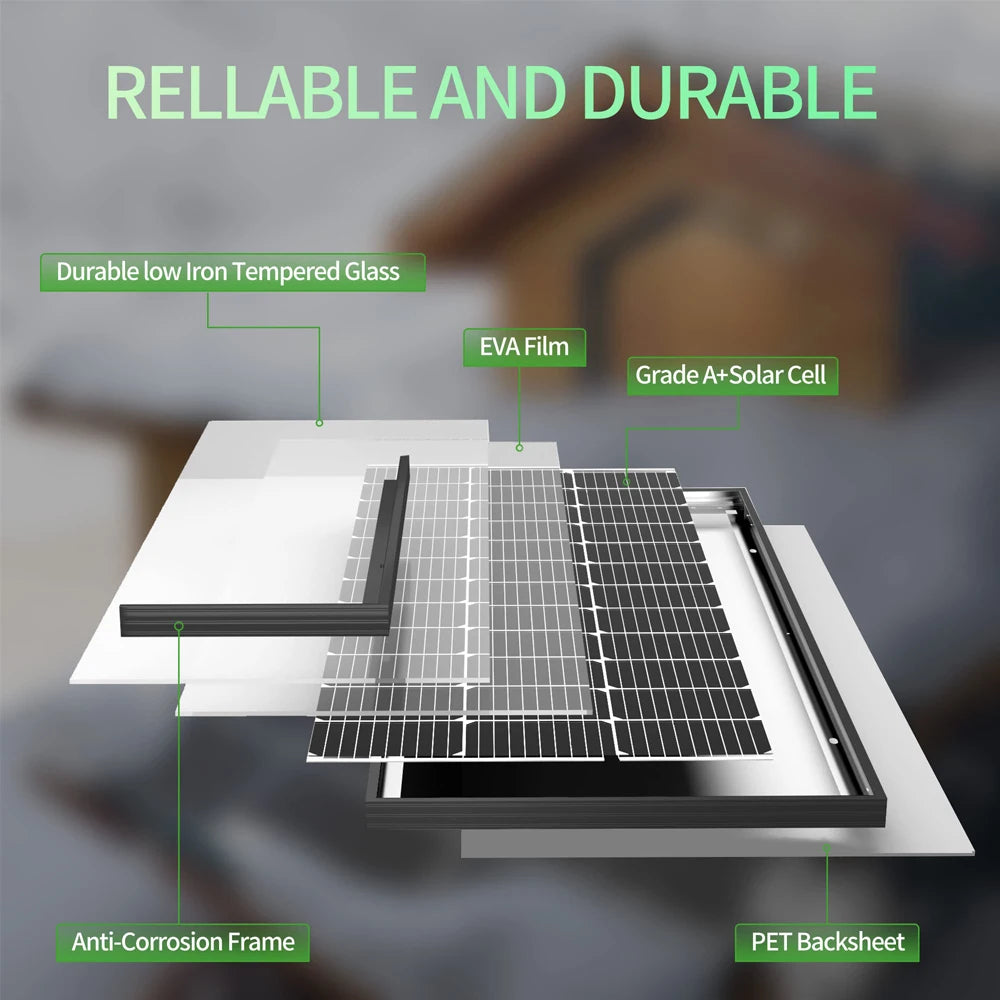 300W/500W Portable Solar Power Station – 460Wh