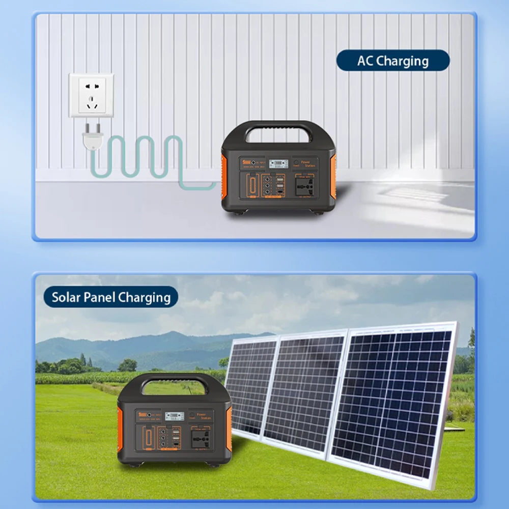 300W/500W Portable Solar Power Station – 460Wh