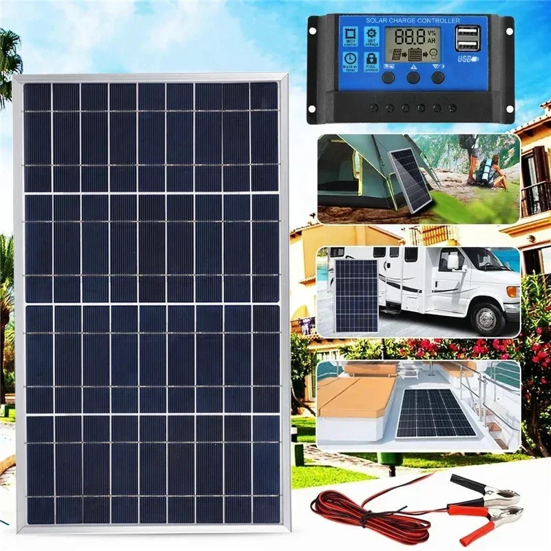 600W 12V Portable Polycrystalline Solar Panel