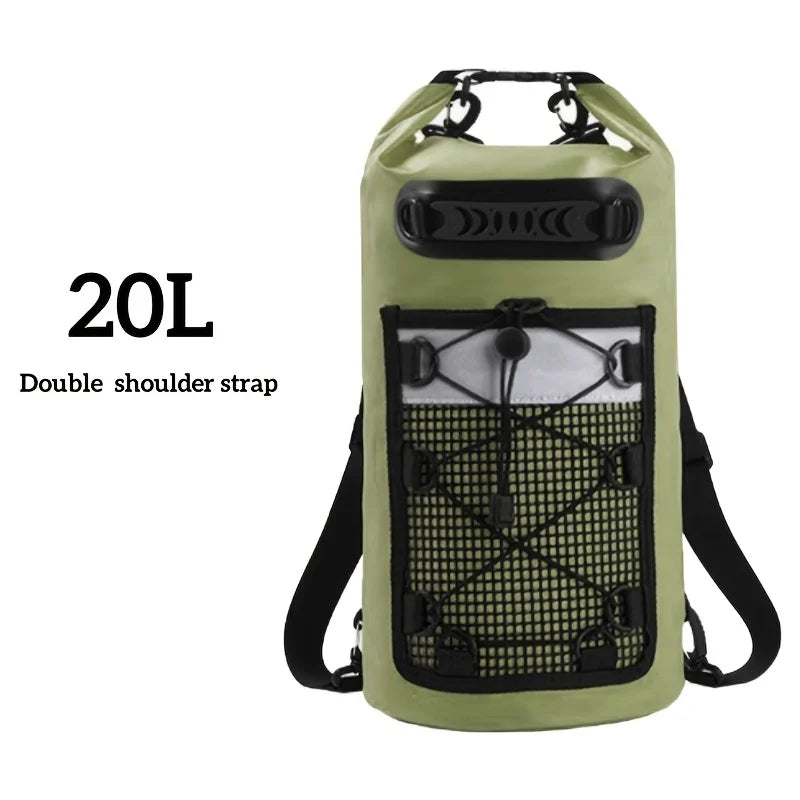 Waterproof PVC Dry Bag Backpack – 10L/20L