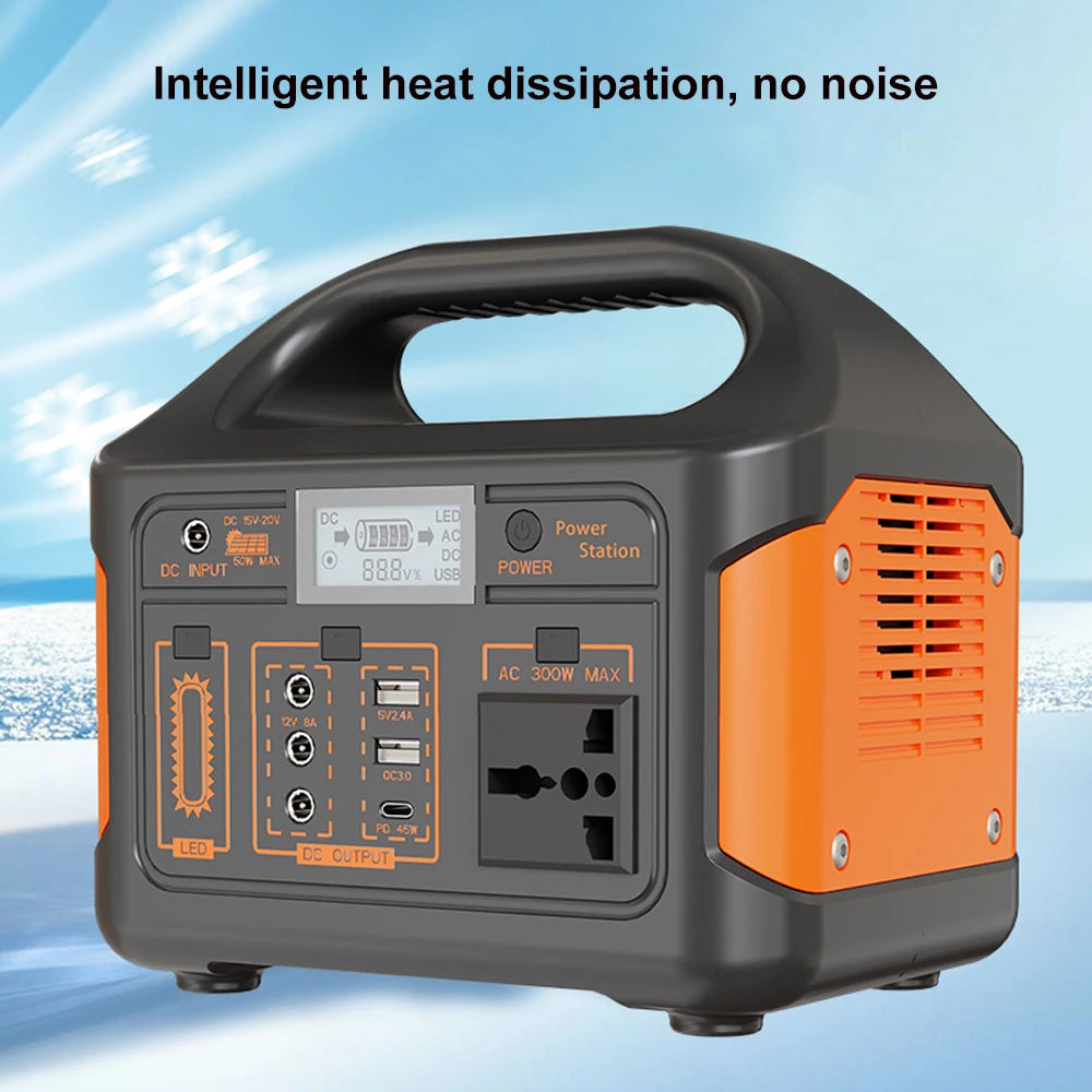 300W/500W Portable Solar Power Station – 460Wh
