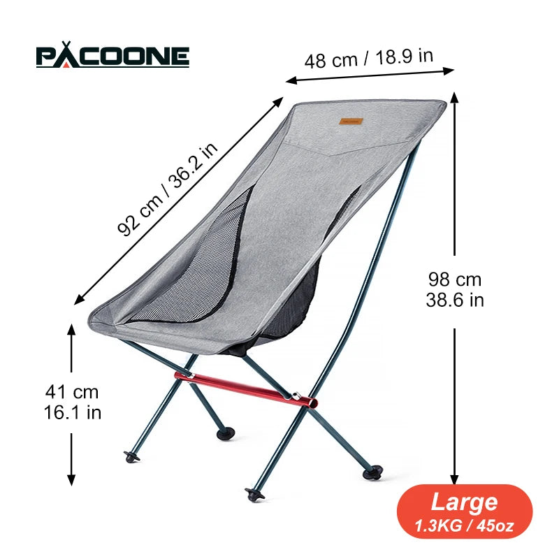 PACOONE Ultralight Folding Camping Chair