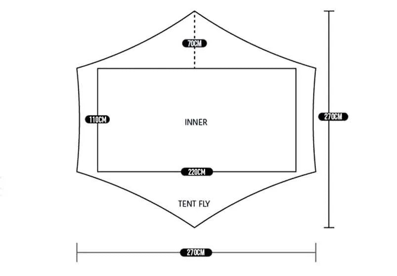 FLAME'S CREED LanShan 2 Ultralight Tent (2024)