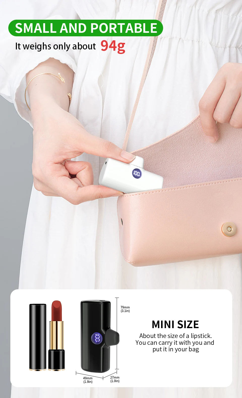 Liboer Fast Charging Power Bank with LED Display