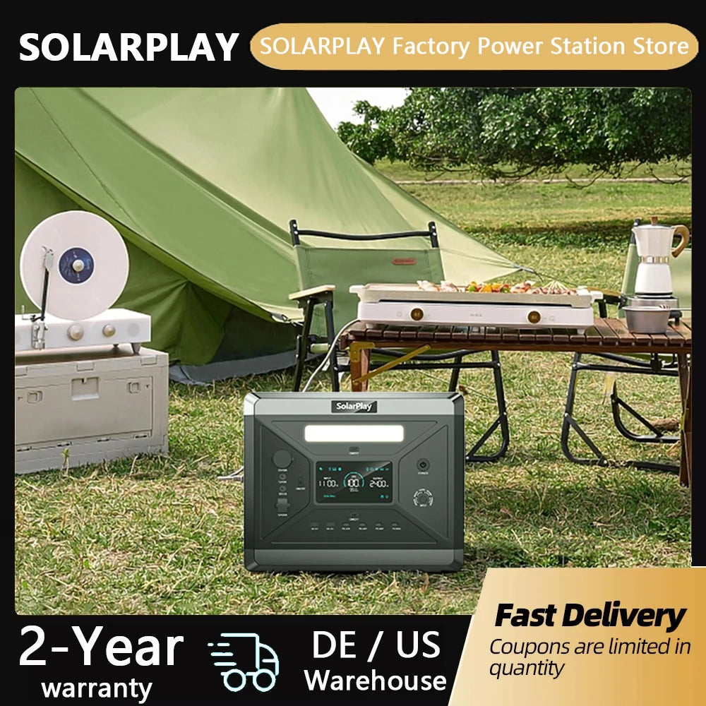 SOLARPLAY Q2501 2160Wh Portable Power Station