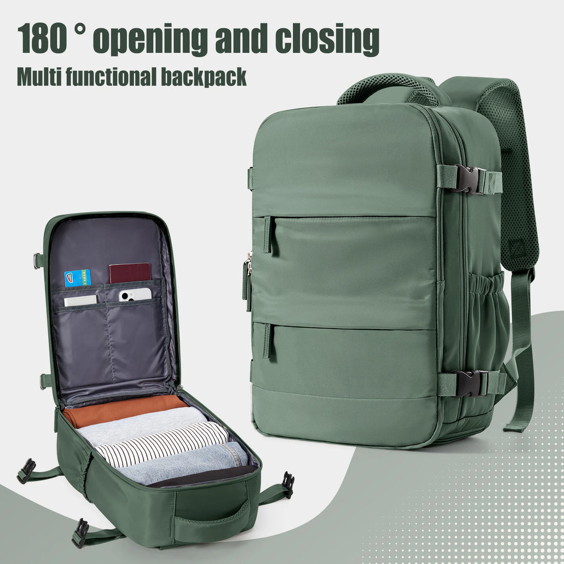 Ryanair Cabin Backpack – 40x20x25 Travel Bag