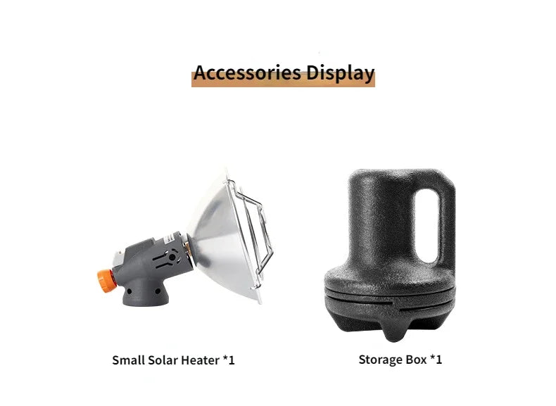 MOUNTAINHIKER Mini Portable Gas Camping Heater