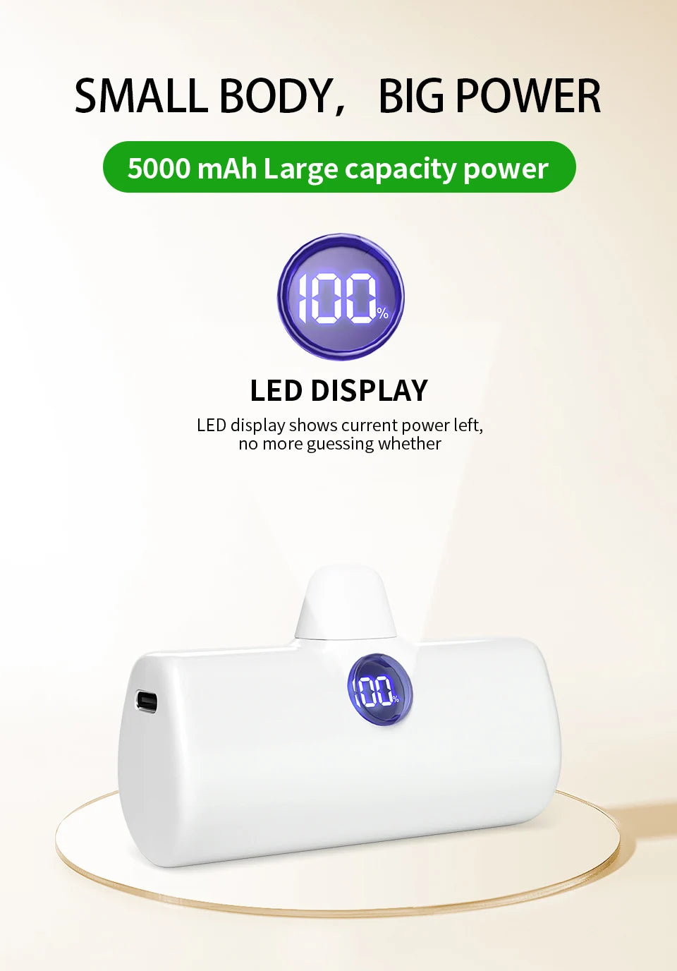 Liboer Fast Charging Power Bank with LED Display