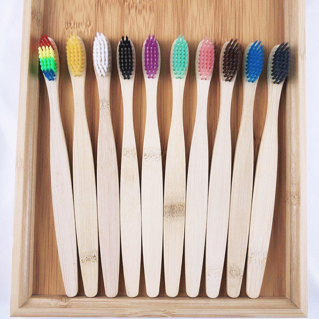 30pcs Eco-Friendly Bamboo Toothbrush Set