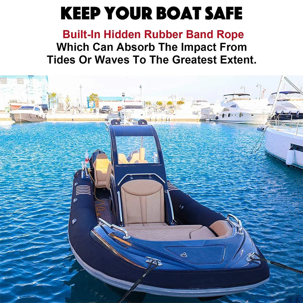 Bungee Dock Lines for Boats & Watercraft