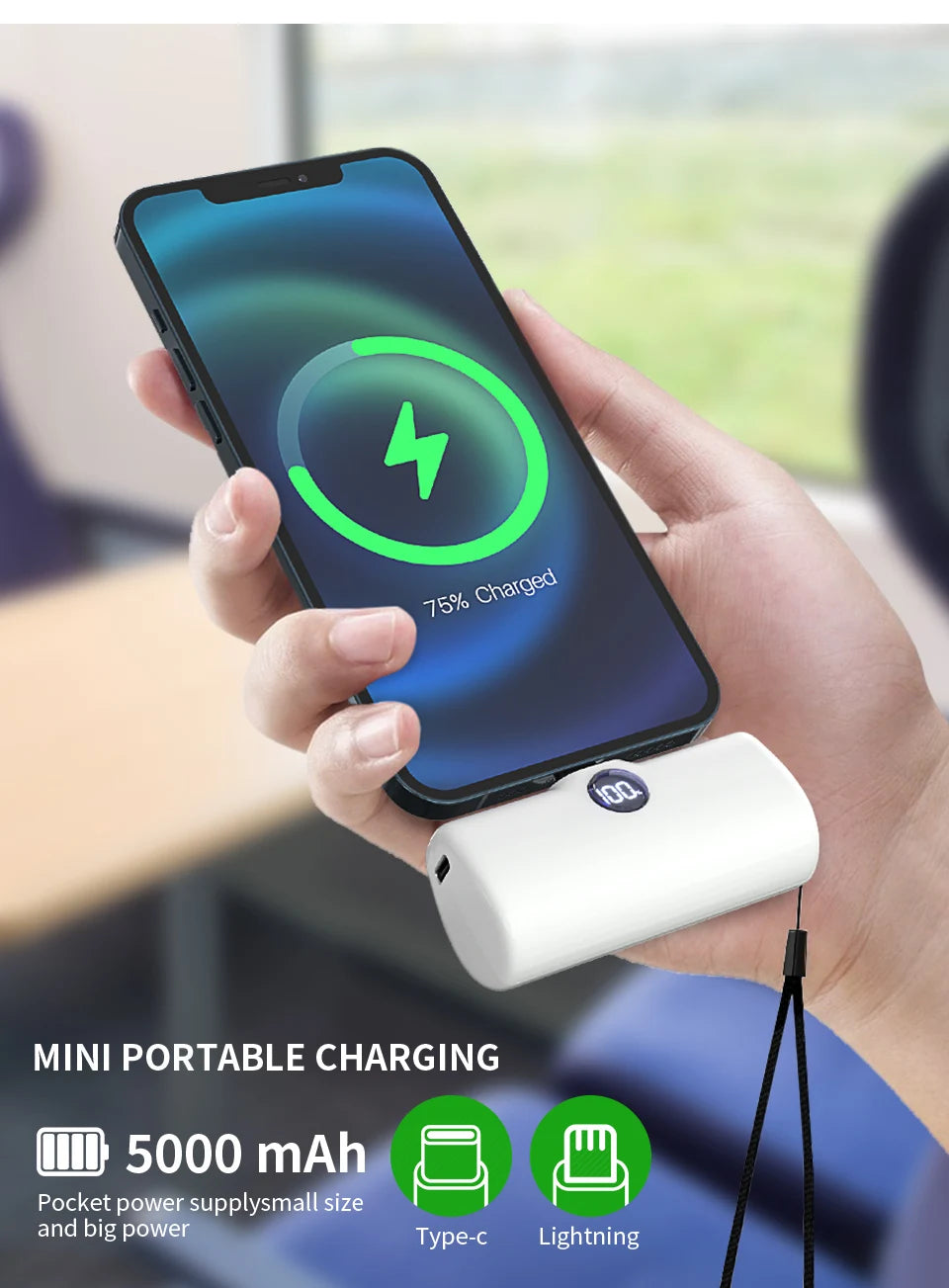 Liboer Fast Charging Power Bank with LED Display