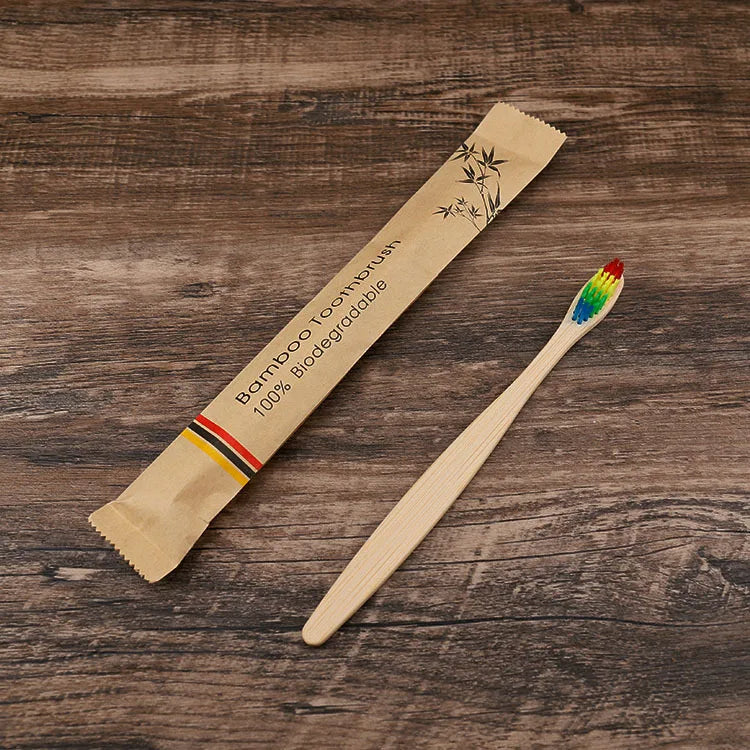 30pcs Eco-Friendly Bamboo Toothbrush Set