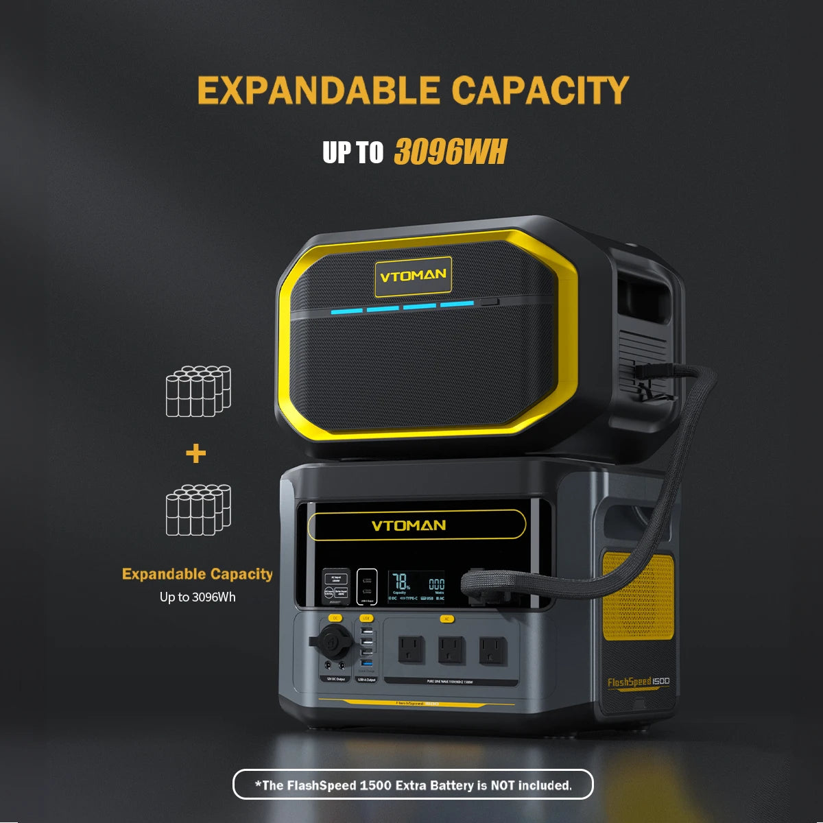 VTOMAN FlashSpeed 1500 Portable Power Station