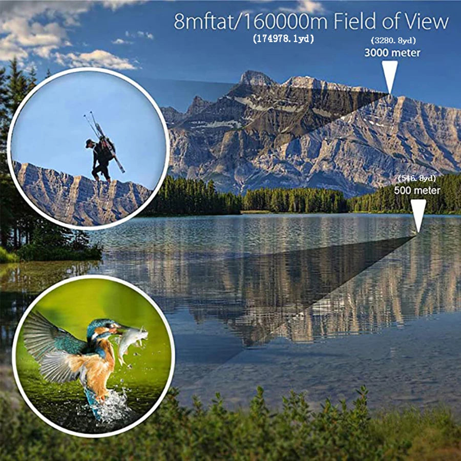 80x80 HD Professional Binoculars for Outdoor Use