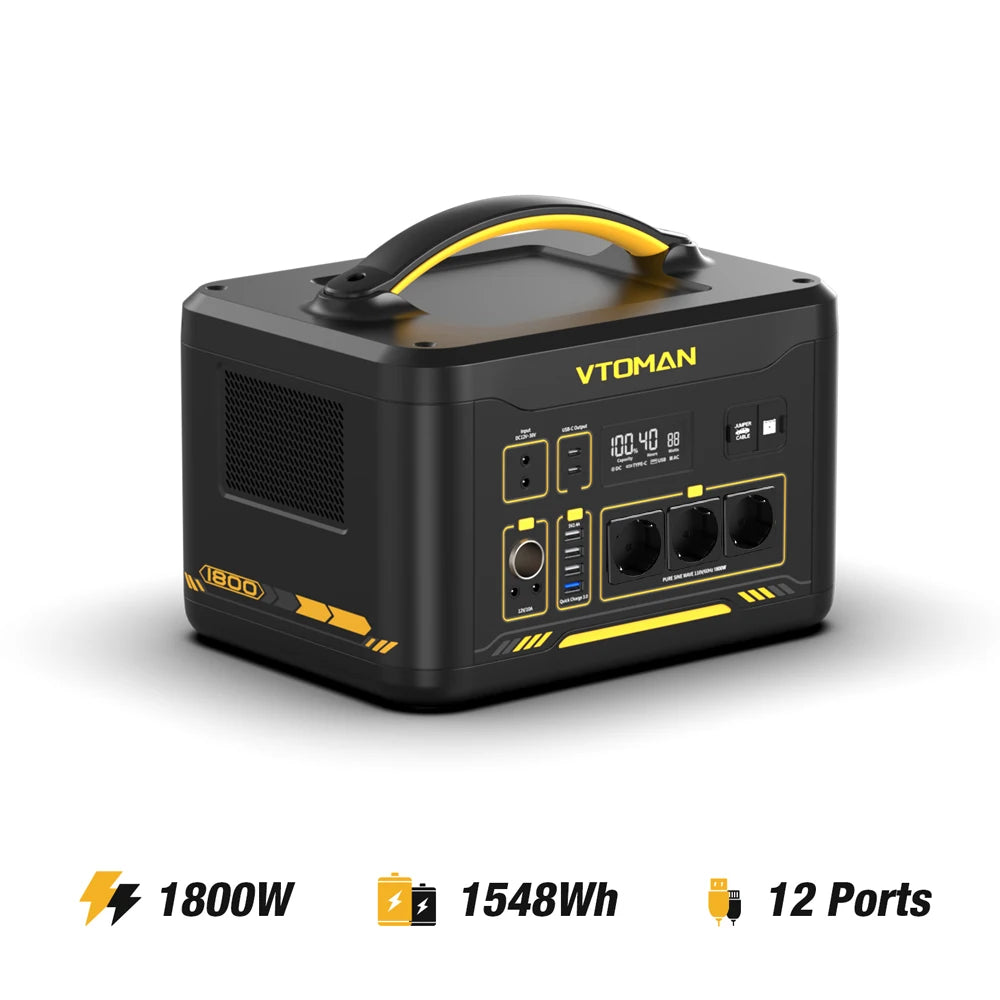 VTOMAN JUMP 2200 Portable Solar Power Station