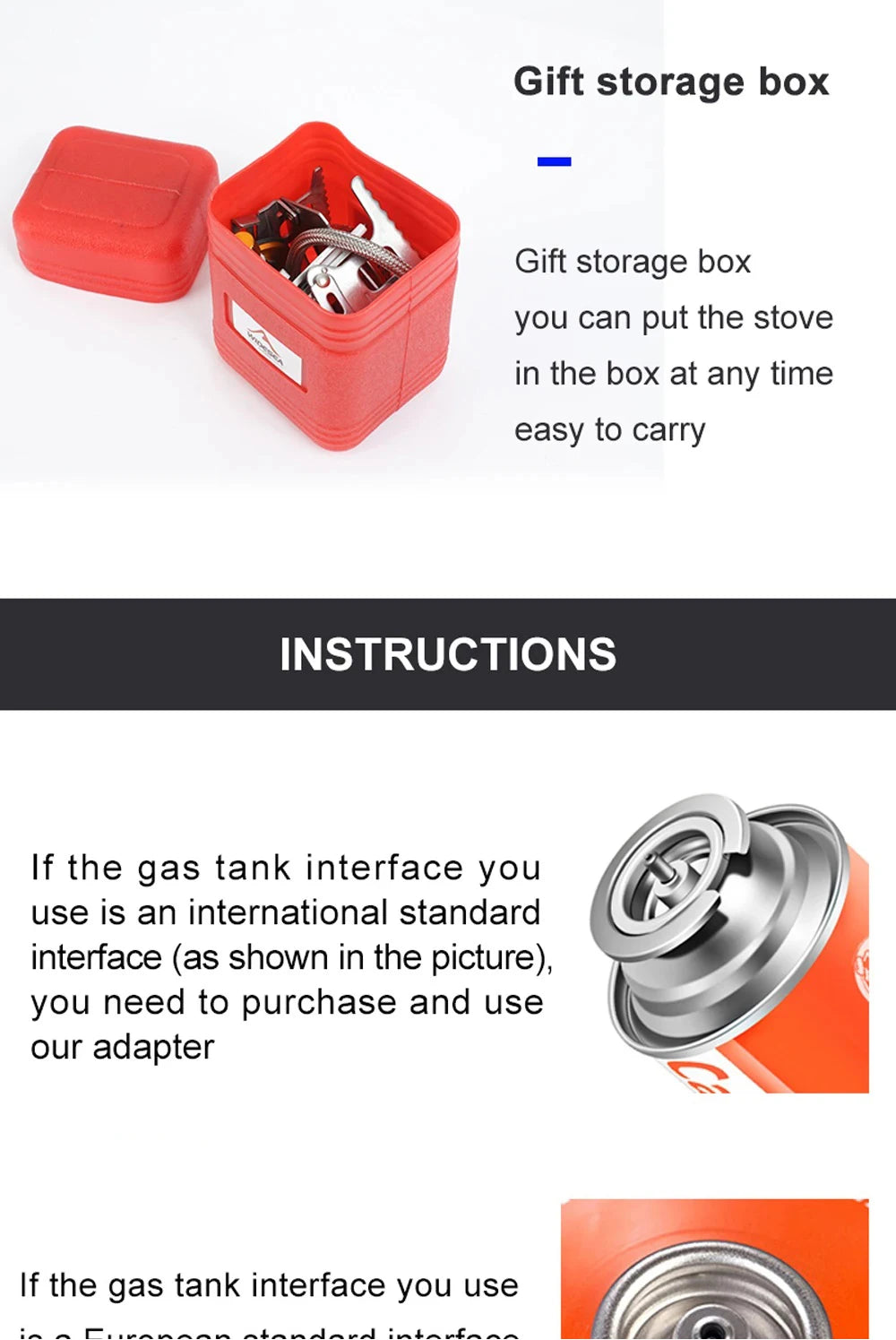3500W Portable Folding Camping Gas Stove