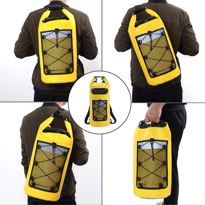 Waterproof PVC Dry Bag Backpack – 10L/20L