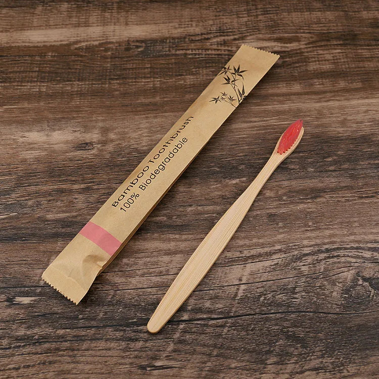 30pcs Eco-Friendly Bamboo Toothbrush Set
