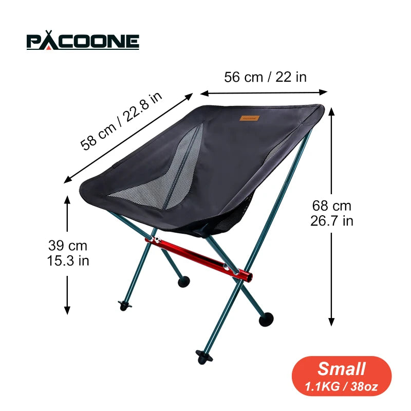 PACOONE Ultralight Folding Camping Chair