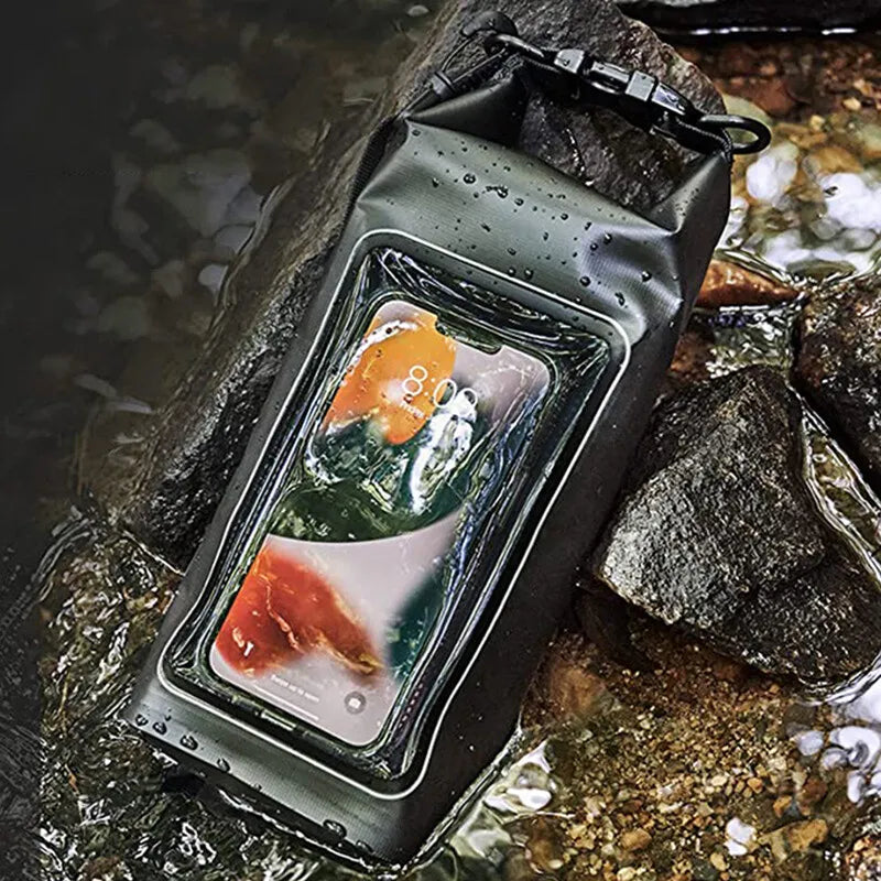 2L/5L Waterproof Dry Bag with Touchscreen Window