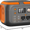 200W/300W/600W Portable Power Station with AC Outlets