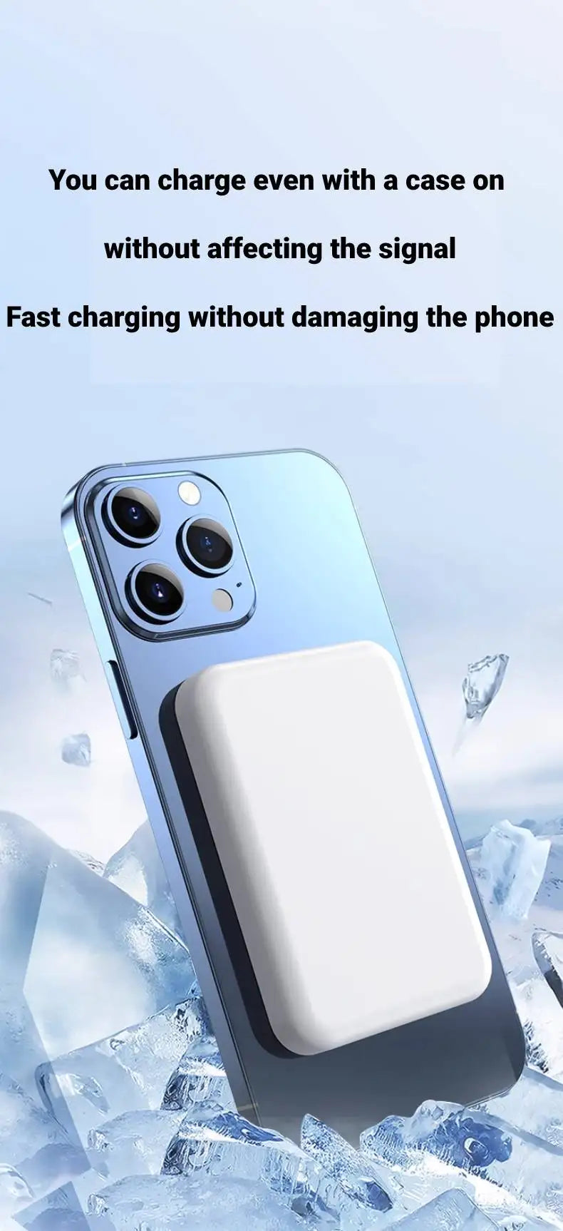 Slim 5000/10000mAh MagSafe Wireless Power Bank