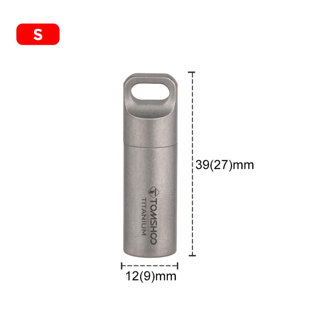 Tomshoo Titanium Waterproof Pill Box
