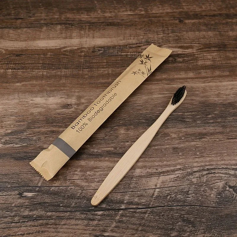 30pcs Eco-Friendly Bamboo Toothbrush Set