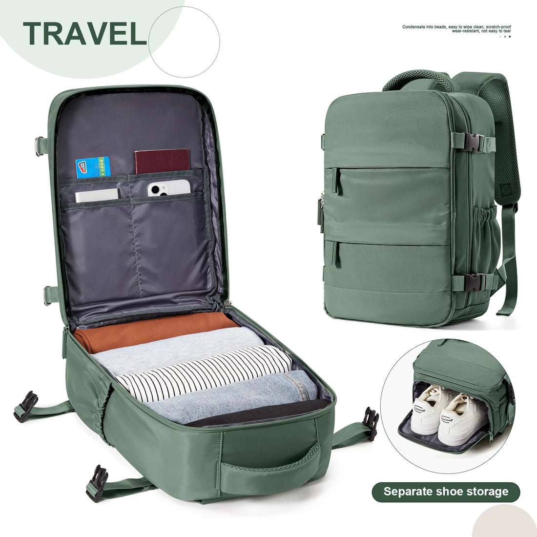 Ryanair Cabin Backpack – 40x20x25 Travel Bag