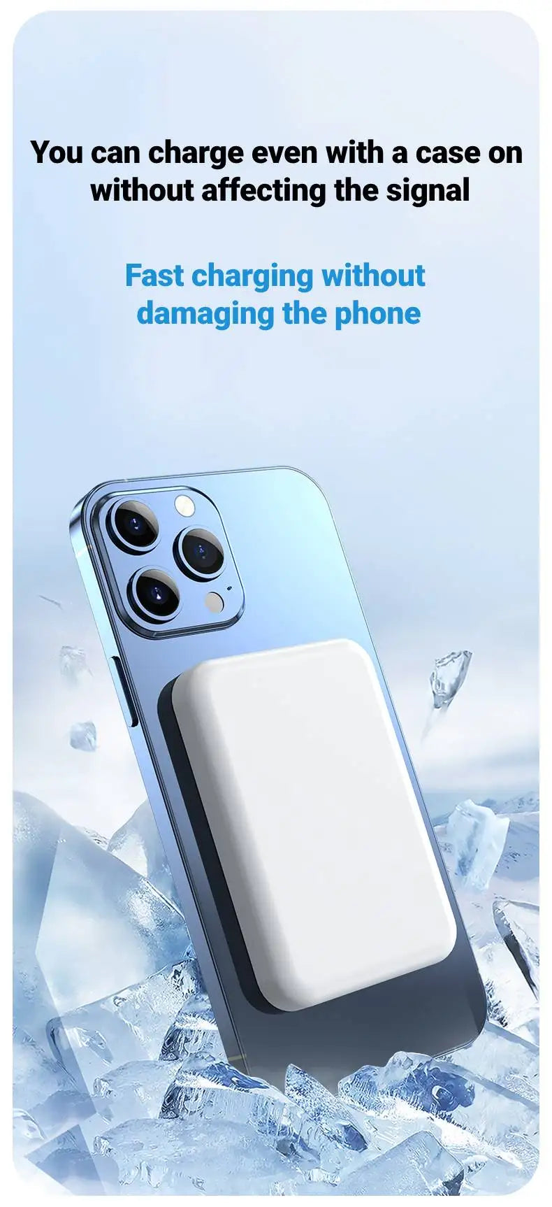 Slim 5000/10000mAh MagSafe Wireless Power Bank