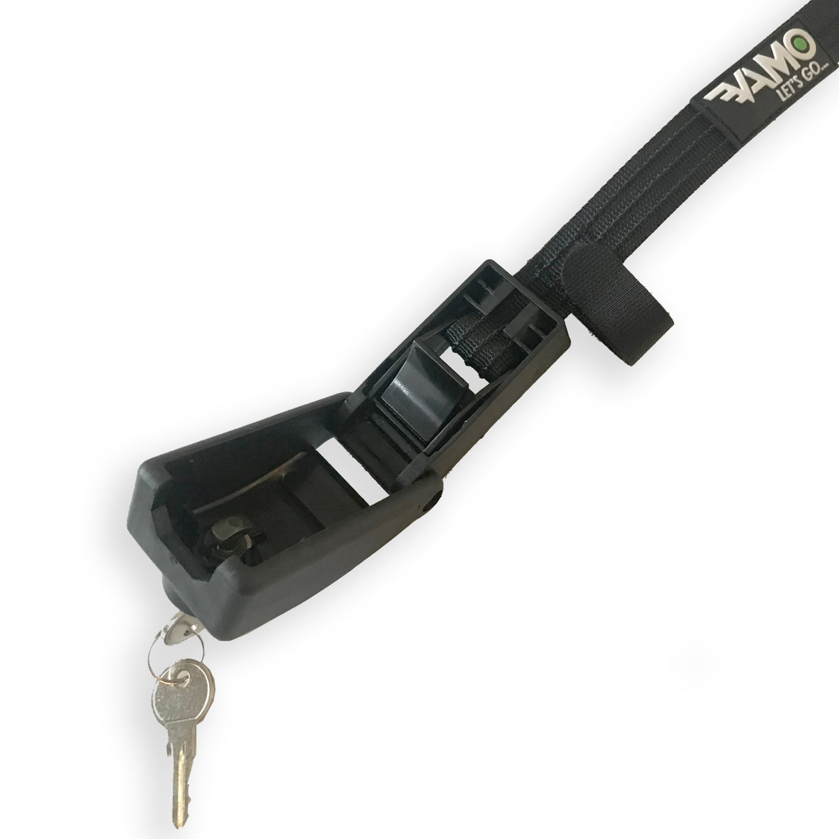 KEYED Locking Tie Down Straps w/ Interwoven Braided Steel Cables-Paddleboard-Surf-Kayak