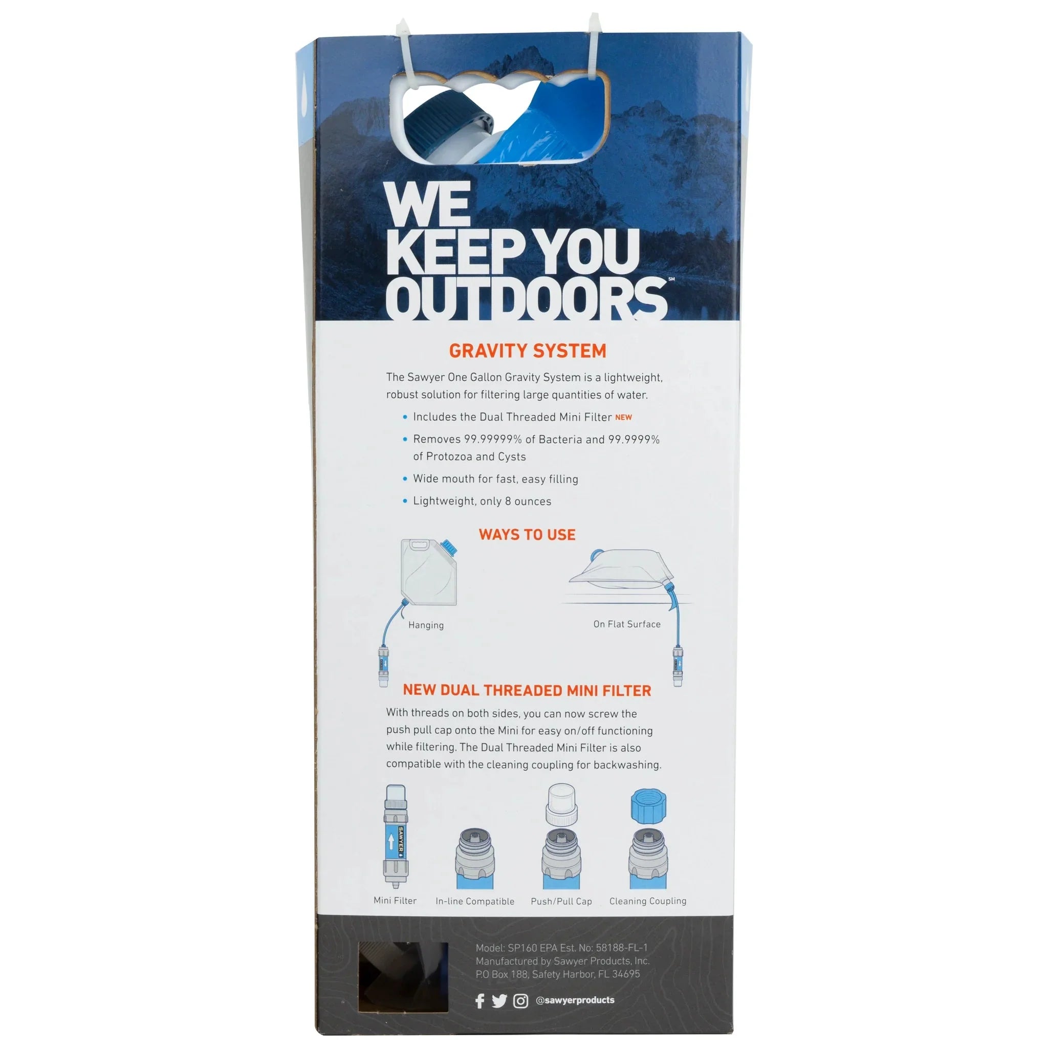 Sawyer One Gallon Gravity Water Filtration System